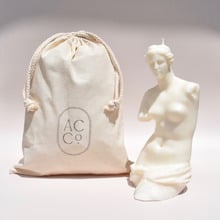 Venus Bust Sculpture Soy-Blend Candle
